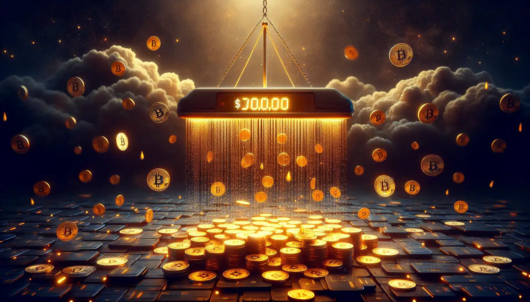 „Bitcoin“ pardavimas išaugo visose piniginėse, kai sulaikoma 70 000 USD